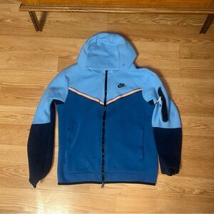 Blue Nike Tech Hoodie